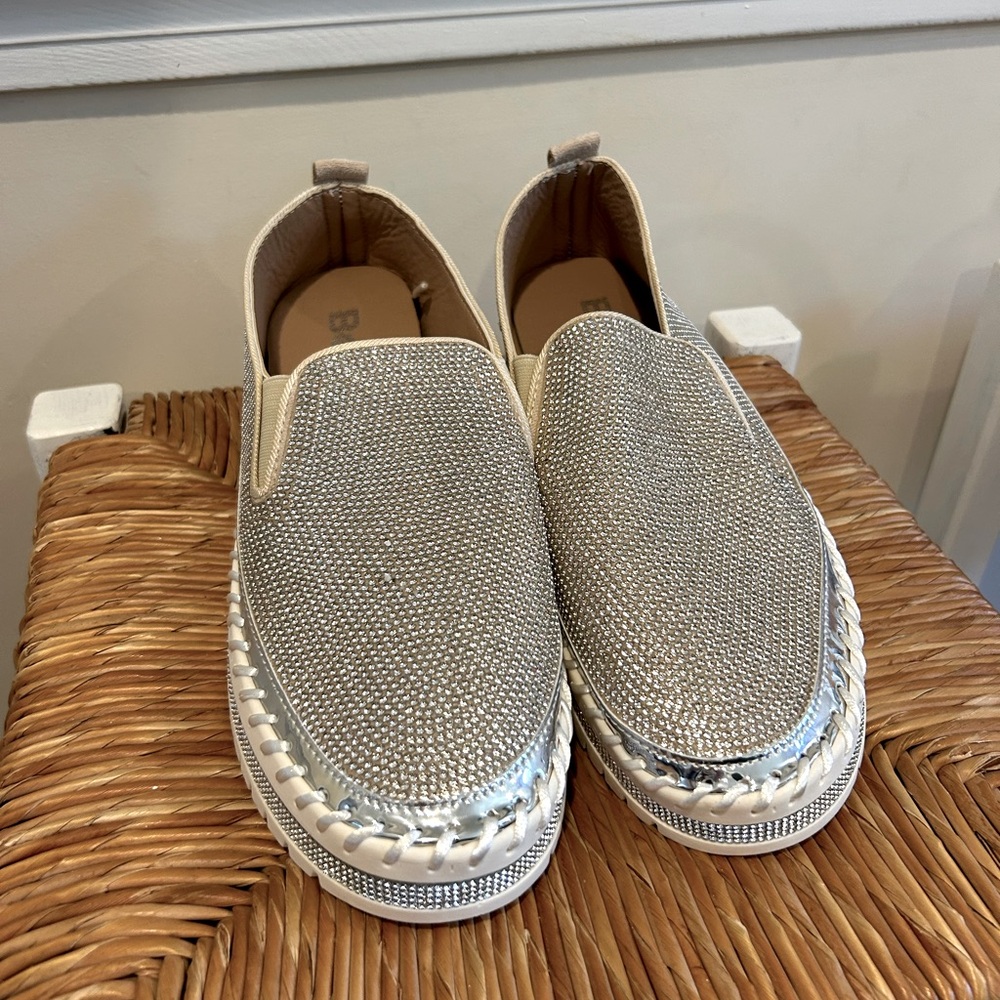 Rhinestone Platform Fashion Sneakers